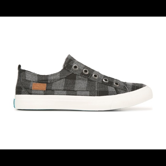 New! Blowfish Play Sneakers - Grey Buffalo Check - Size 8.5 - Picture 5 of 5